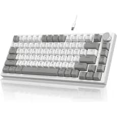 Attack Shark Ajazz AK820 75% Teclado mecânico para jogos com botão Hot Swappable Custom Junta Montado Teclado USB-C