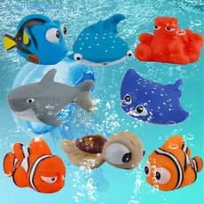 2026 Novo Brinquedo Palhaço Infantil Dory Em Spray De Água Baby Nemo Squeeze Toys