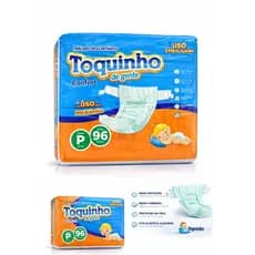 Fralda toquinho de gente mega pacotão diguinho todos os tamanhos