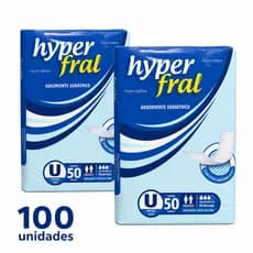 Absorvente Geriátrico P/ Incontinência Hyperfral C/100 Unid