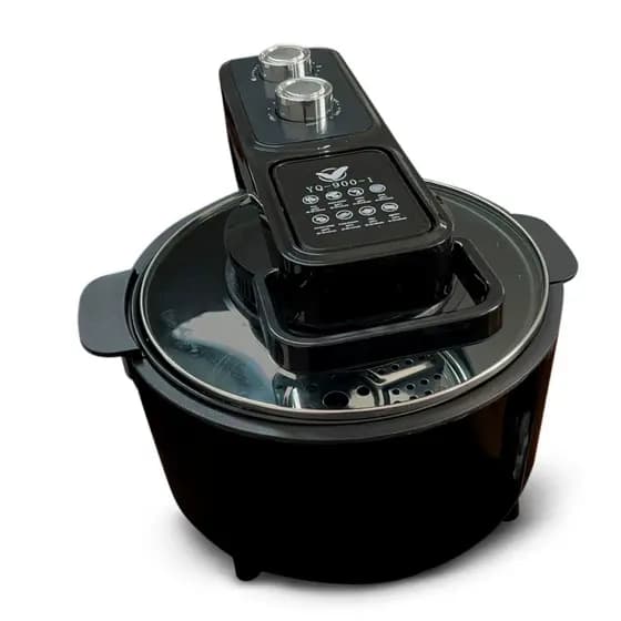 Airfryer Fritadeira Elétrica Sem Óleo Power Inox Digital 8l 110v 220v