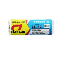 Saco de lixo branco banheiro e pia 5 litros pacote com 40 un anti odor