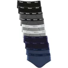 Kit 10 Cuecas Slip Algodão Mash