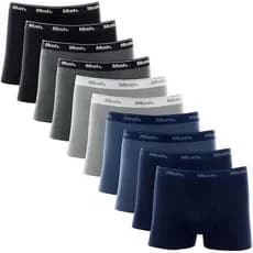 Kit Com 10 Cuecas Masculina Boxer De Algodão Mash