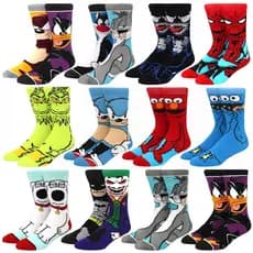 Moda Anime Homem Meias Homens Casais Cosplay Personalidade Hip Hop Harajuku Mulher Engraçadas