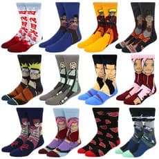 Série Anime Meias Masculinas Personagens De Desenhos Animados Moda De Corte Médio Esportivas Casuais Femininas