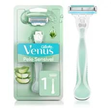 Aparelho de Depilar Recarregável Gillette Venus Pele Sensível 1 Unidade