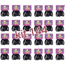 KIT 72/144 unidades Médio Xuxinha de elástico para cabelo Scrunchie