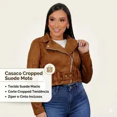 JAQUETE SUEDE ESCUBA MODA