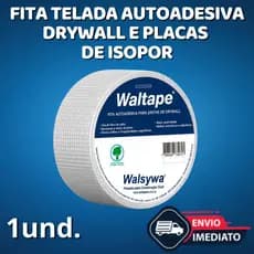 Fita Telada Drywall Branca Walsywa  - 01 unidade
