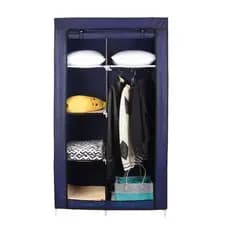 Organizador De Roupa Compacto 2 Divisôes Azul Promoção