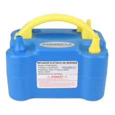 Inflador Elétrico 2 Bicos Balão Bexiga Azul 220V