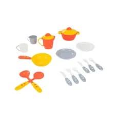 Kit Cozinha Completa Laranja com Amarelo - Tateti