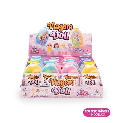 Boneca Viagem Doll - Polibrinq