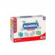 Jogo da Memória Filhotes 54 Peças - Pais & Filhos