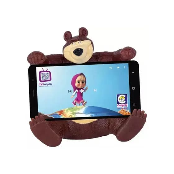 Masha e o Urso Suporte para celular Urso - Cotiplás