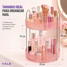 Bandeja Organizadora Multiuso Skincare Perfumes Maquiagem Cosmeticos Lavabo Decorativa