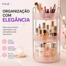 Estante Organizadora 3 Níveis para Maquiagem Perfume Skincare e Cosméticos