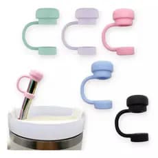 Tampa Canudo Copo Térmico Anti Sujeira 10mm Silicone