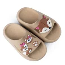 Chinelo Nuvem Confortavel Menina Infantil Aplique Raposa