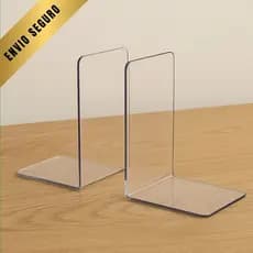 Suporte Para Livros em Acrílico 2mm Aparador Estante Balcão Organizador Decorativo Várias Cores