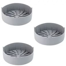Kit 3 Cestos Silicone Fritadeira Airfryer 2 Litros Protetor