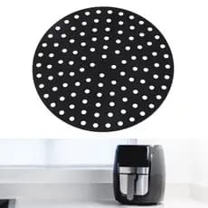 Tapete de silicone fritadeira airfryer redondo forro protetor antiaderente