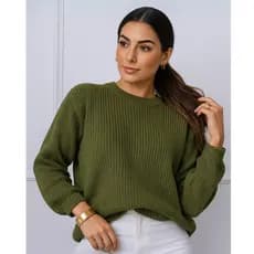 Blusa manga longa cropped tricot roupa inverno elegante tricô fang lã