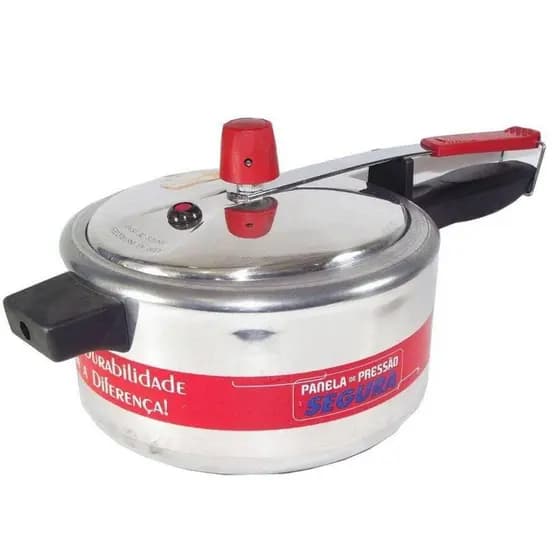 Panela de Pressão Segura 3L Polida ARARY - Mazetto