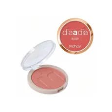 Blush Cintilante Dia a Dia Mahav Cor Red Shine Textura Aveludada Efeito Glow