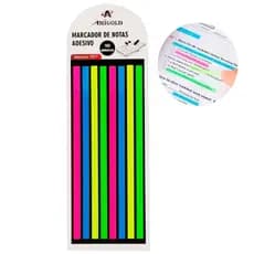 Marca Texto Adesivo Em Fita Neon - Cartela 160 FITINHAS