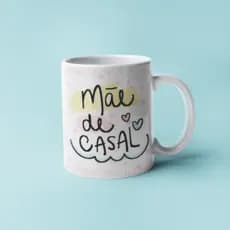 Caneca Personalizada Xicara Branca Grande Caneca de Porcelana Personalizada Dia das Mães PresenteL31