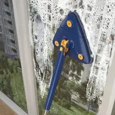 Esfregão Triangular Mop com Refil Rodo Limpador Giratório Mop 360°