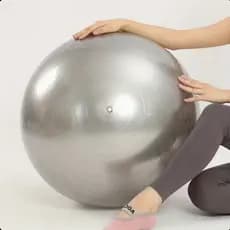 Bola Yoga Pilates Funcional GYM Ball Fitnes Fisioterapia 75cm com Bomba de Ar 350kg Resistente