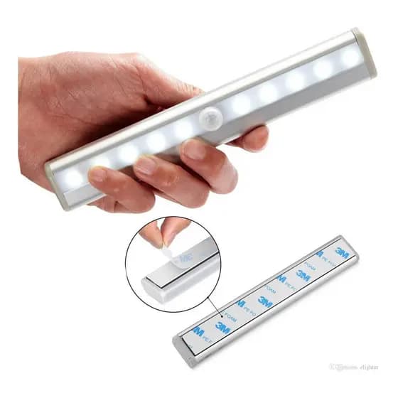 Luz Led Armário Cozinha Sensor Guarda Roupa Closet Luminária Lâmpada Inteligente Fita Movimento