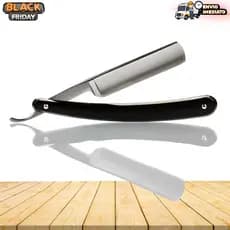 Navalhete Navalha Para Barbear Profissional De Barbeiro Dobrável Inox/Plástico para lâminas