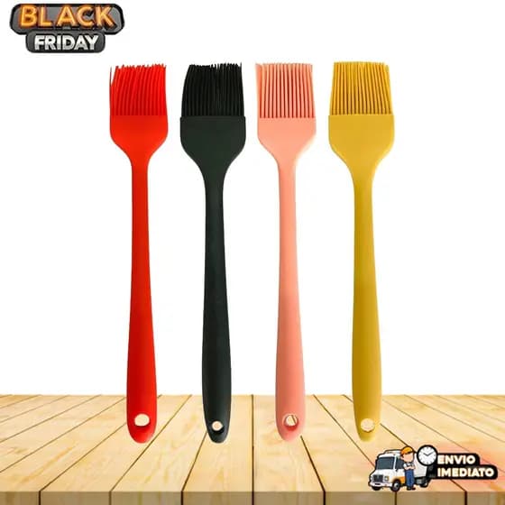 Pincel de Silicone Grande 25cm para Confeitaria e Cozinha - Ideal para Aplicações Precisar
