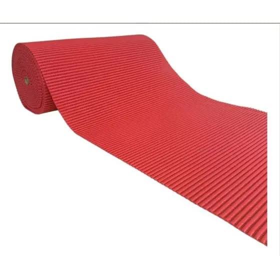 Passadeira Vermelha Emborrachada 45cm x 15 Metros