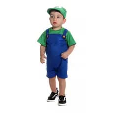 Fantasia Luigi Bebê - Super Mario