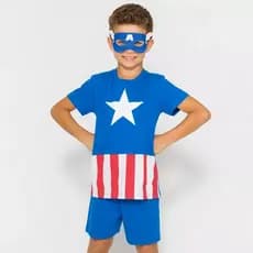 Fantasia Capitão America Infantil
