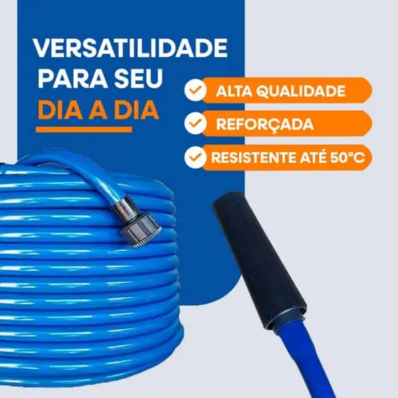 Mangueira Jardim Reforçada Lisa Flexivel  Metros