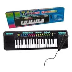 Teclado Com Microfone Piano Infantil Brinquedo Musical 32 teclas
