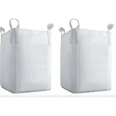 2 Unidades de Saco Big Bag Resistente Base Fechada Boca Aberta 1000kg C1