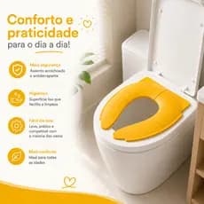 Redutor Assento Sanitário Infantil Confortável Para Um Desfralde Gentil Menino Menina