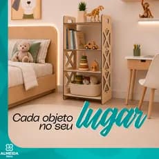 Estante Prateleira Armário Mdf  Decoração Sala Festa Aniversário Chá Revelação