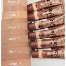 KIT Base Líquida Ruby Rose HB-8050 – Alta Cobertura, Efeito Matte e Toque Suave