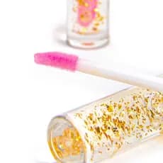 Gold Magic Febella Gloss Mágico Mudança Cor Longa Duração Com Partículas Douradas