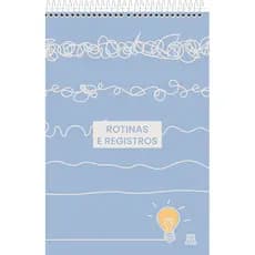 Caderno de Anotações Espiral Superior de Rotinas e Registros com 80 folhas - Linha Animamente