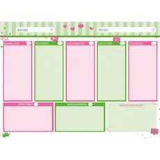 Planner Bloco de Mesa Be Mine Permanente Semanal 70 folhas