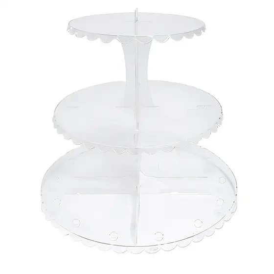 Suporte Porta Doces e Balas com Piruliteiro 3 Andares Cupcake